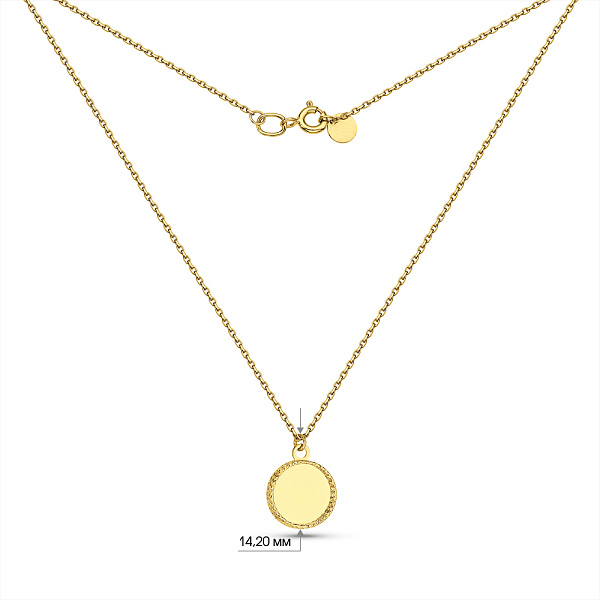 Золоте кольє Francelli (арт. 361401ж) – зображення 5