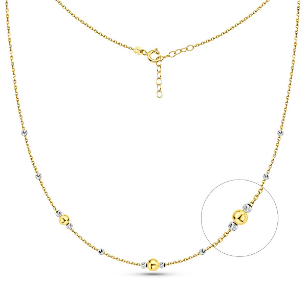 Колье из желтого и белого золота (арт. 352604жб) – изображение 1