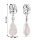Серебряные серьги с жемчугом (арт. 7502/2106395жб) – изображение 2
