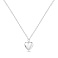 Серебряное колье с подвеской сердце (арт. 7507/2475) – изображение 1