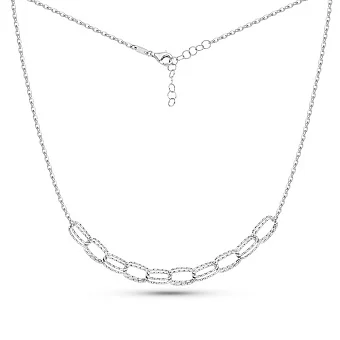 Кольє з білого золота Francelli (арт. 352573б)