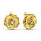 Золотые серьги Francelli (арт. 111276ж) – изображение 1