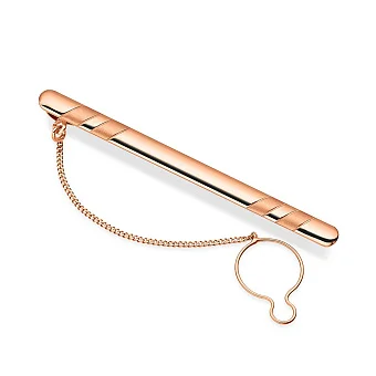 Затискач для краватки з червоного золота  (арт. 200096м)