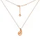Кольє з червоного золота Крапля (арт. 352758/2) – зображення 2