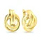 Золоті сережки в жовтому кольорі металу (арт. 108428ж) – зображення 1