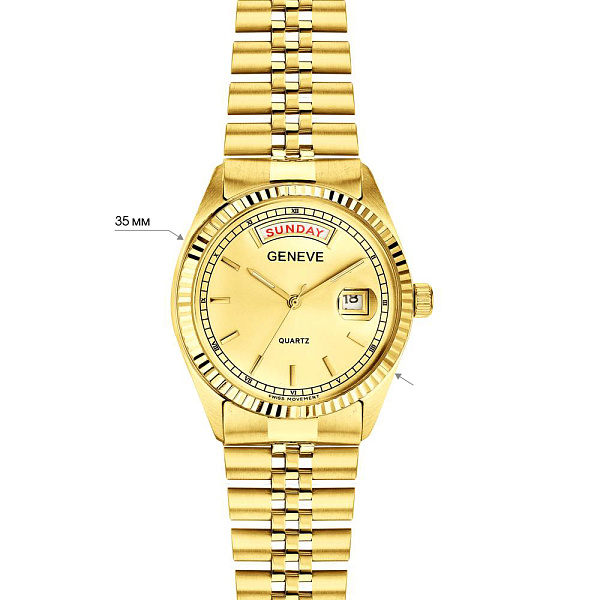 Масивний годинник з золота (арт. 260182ж) – зображення 4