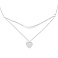 Колье из серебра «Сердечко» (арт. 7507/997) – изображение 1