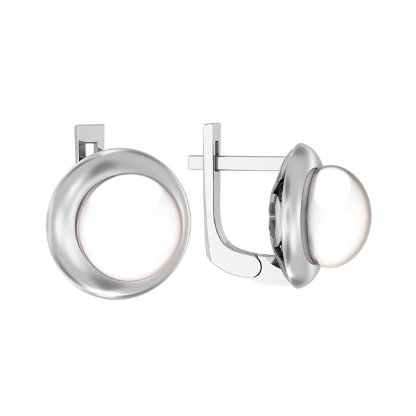 Золоті сережки з перлами  (арт. 115900б) – зображення 1