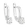 Серьги из серебра с фианитами (арт. 7502/101217) – изображение 1