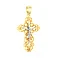 Нательный крестик с распятием из желтого золота (арт. 501026ж) – изображение 1