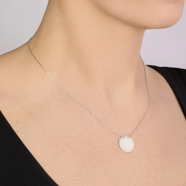 Золоте кольє «Монета» (арт. 350619б) – зображення 3