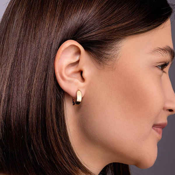 Сережки з червоного золота (арт. 121300а) – зображення 2