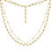 Серебряное колье с желтым родированием Trendy Style (арт. 7507/2012ж) – изображение 2