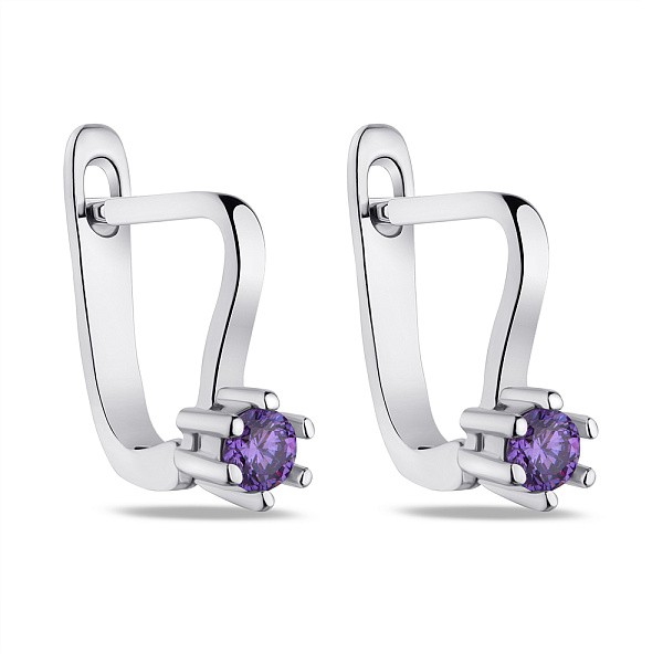 Детские серьги из серебра  (арт. 7502/С2ФА/203) – изображение 1