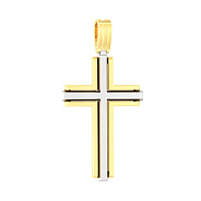 Золота підвіска-хрестик (арт. 440549ж)