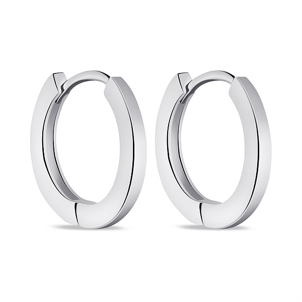 Серьги-кольца из серебра (арт. 7502/3825/15) – изображение 1