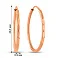 Серьги-кольца из красного золота (арт. 121902/20) – изображение 3