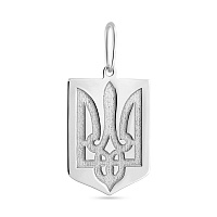 Золотий підвіс Герб України-Тризуб (арт. 440898б)