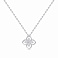 Серебряное колье Цветок с фианитами (арт. 7507/2376/15) – изображение 1