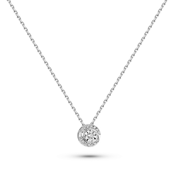 Золоте кольє з діамантами (арт. Ц011360005б) – зображення 1