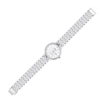 Серебряные часы с кварцевым механизмом (арт. 7526/340б)