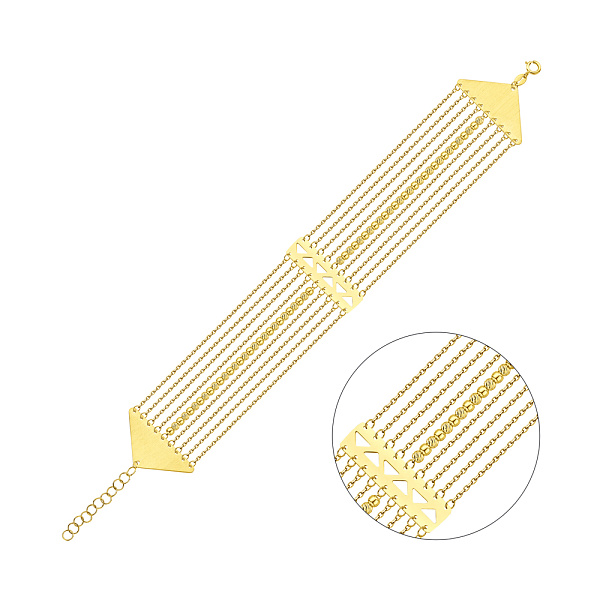 Браслет Francelli из желтого золота (арт. 3261044ж) – изображение 1