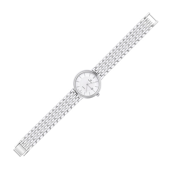 Серебряные часы с кварцевым механизмом (арт. 7526/340б) – изображение 1