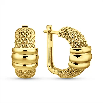 Сережки з жовтого золота (арт. 1091951ж)