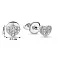 Серьги из золота Сердечки с бриллиантами  (арт. 2100530202) – изображение 3