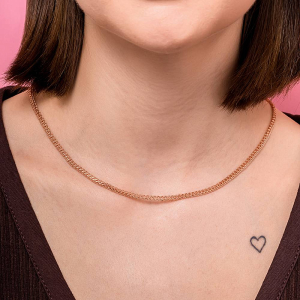 Золотий ланцюжок плетіння Пітон (арт. Ц305610) – зображення 2