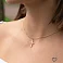 Золотой кулон Крестик без камней (арт. 440848) – изображение 2