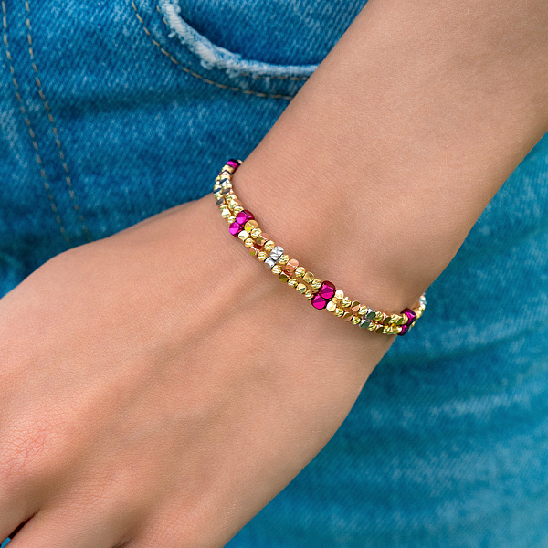 Браслет из желтого золота Francelli (арт. 326330жкбмлн) – изображение 3