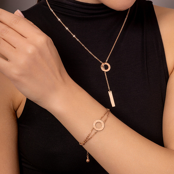 Колье из красного золота (арт. 351458) – изображение 4