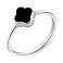 Серебряное кольцо с ониксом (арт. 7501/610/6окп) – изображение 1