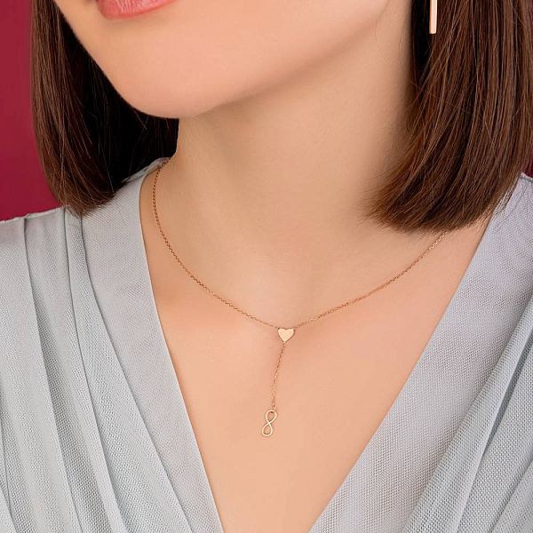 Золотое колье-галстук (арт. 352487) – изображение 3