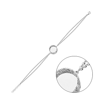 Фото Браслет из белого золота Francelli (арт. 326734б)