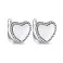 Сережки зі срібла Серце (арт. 7502/СК2Ф/1098) – зображення 1