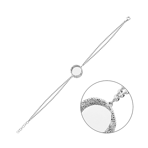 Браслет з білого золота Francelli (арт. 326734б) – зображення 1