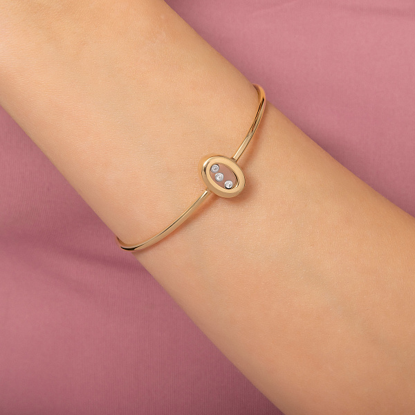 Золотий браслет з фіанітами (арт. 323727ж) – зображення 2