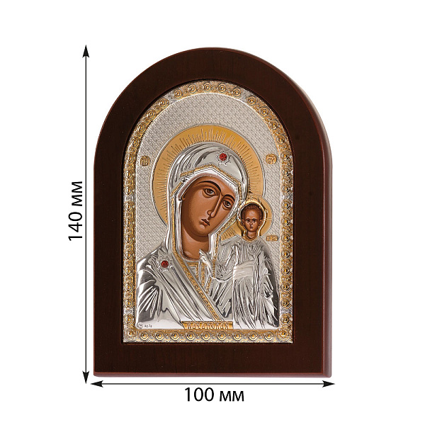 Ікона Пресвята Богородиця Казанська (140х100 мм) (арт. MA/E1106DX) – зображення 2