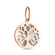 Золотий підвіс з алмазною гранню (арт. 440701кб)