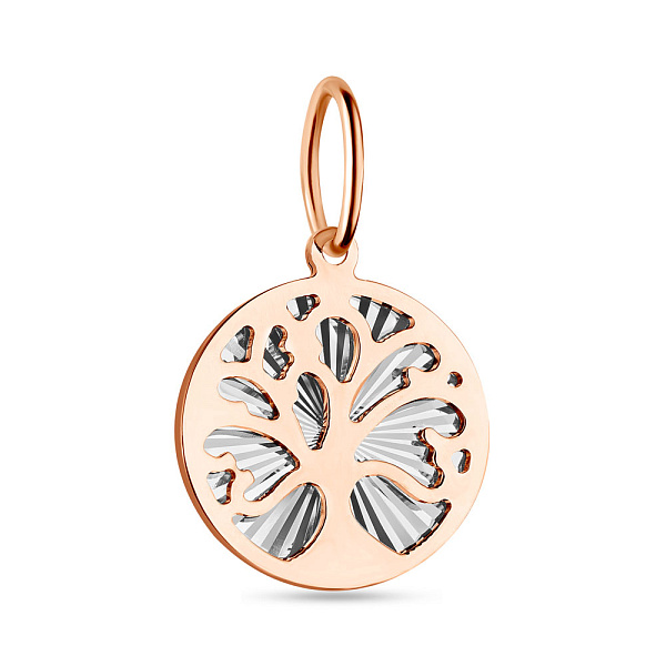 Золотий підвіс з алмазною гранню (арт. 440701кб) – зображення 1