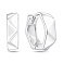 Серебряные серьги-кольца (арт. 7502/10206/15) – изображение 1