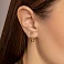 Серьги из желтого золота Francelli (арт. 1101181ж) – изображение 2