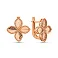 Серьги из красного золота (арт. 1091704/15) – изображение 1