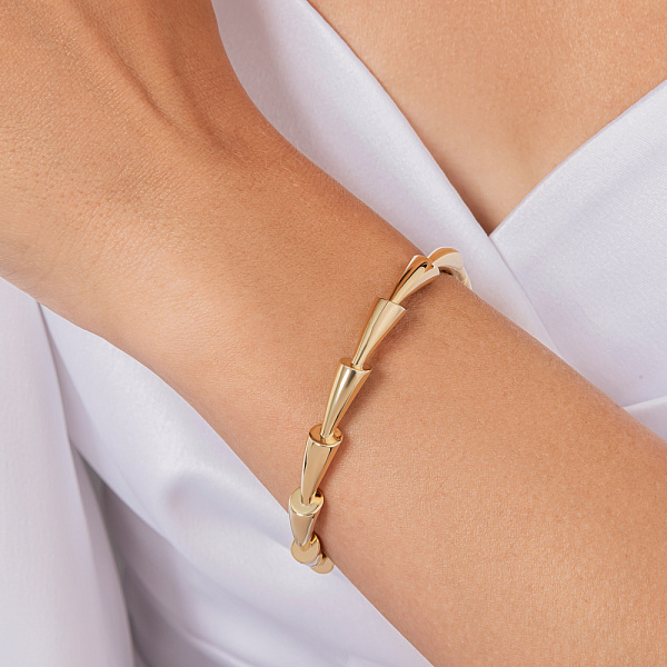 Жорсткий браслет з жовтого золота (арт. 3261313ж) – зображення 2