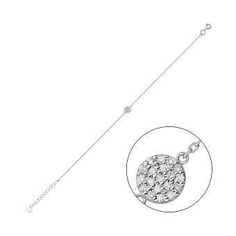 Золотий браслет з діамантами (арт. Б011480005б)