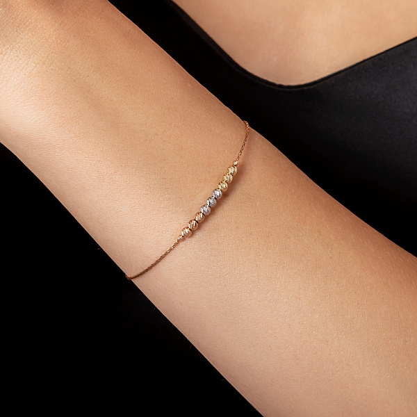 Золотой женский браслет Orbit (арт. 323328кбж) – изображение 2