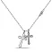 Серебряное колье Крестики с фианитами (арт. 7507/2136) – изображение 1