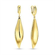 Фото Довгі золоті сережки Francelli (арт. 1091857ж)